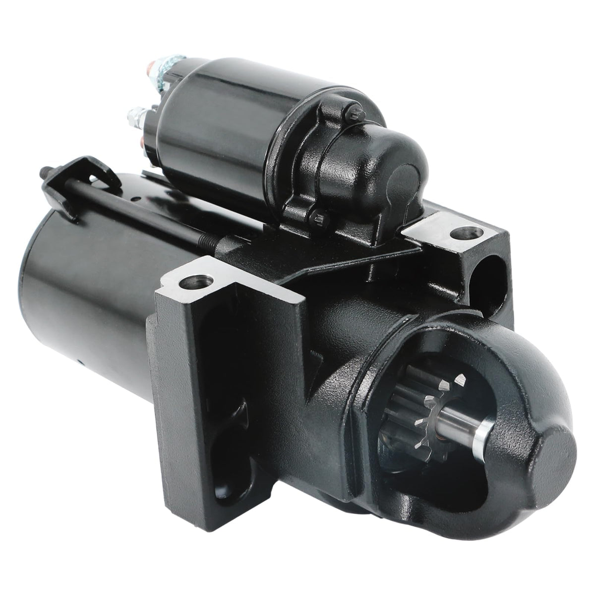 DynaVim starter front view showing mounting flange and reliable fitment benefit