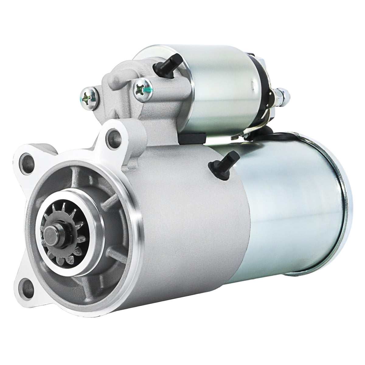 DynaVim Parts starter front view showing robust housing and precise fit benefit