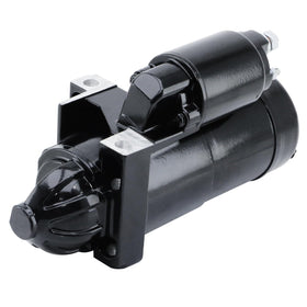 DynaVim starter mounting flange detail highlighting accurate bolt pattern for easy swap