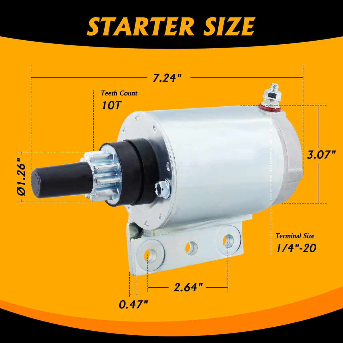DynaVim Parts starter in a workshop setting illustrating professional install confidence benefit