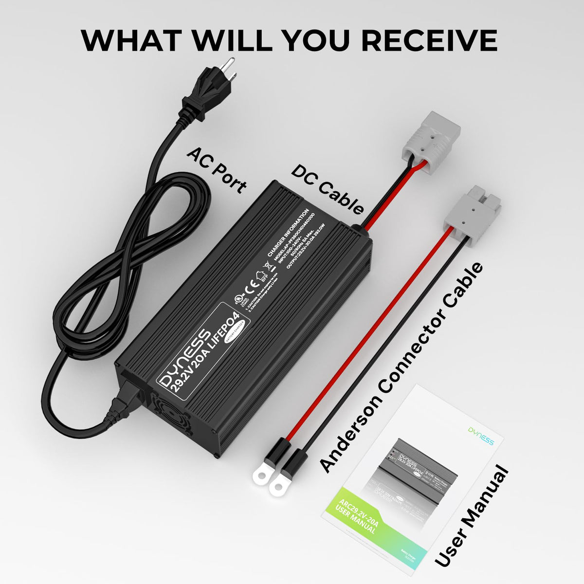 Dyness charger installed at an off-grid cabin powering energy storage