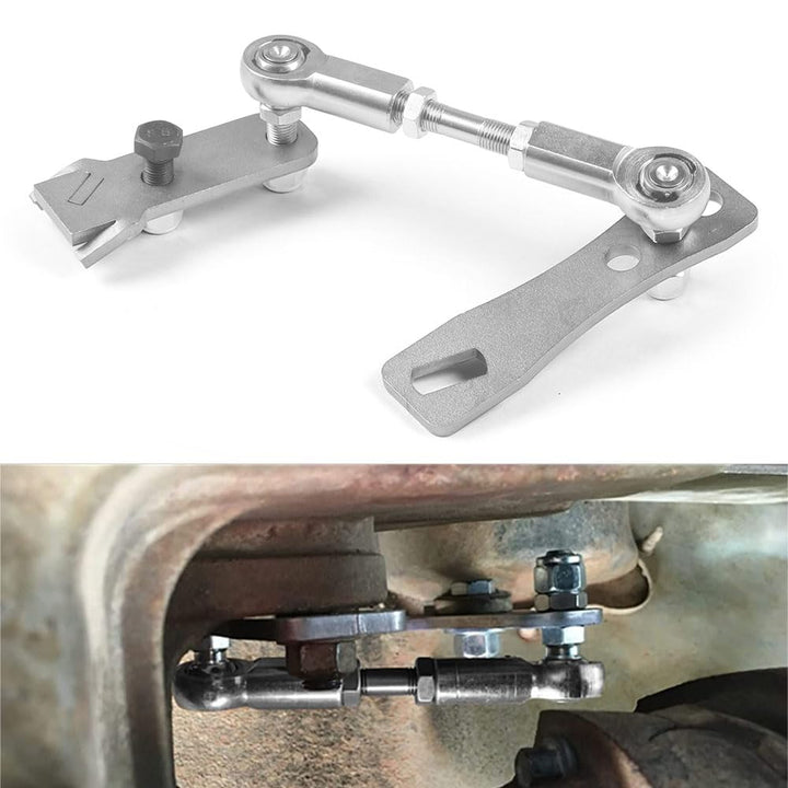 Dyno Racing front view of full linkage kit showing durable stainless finish and reliability