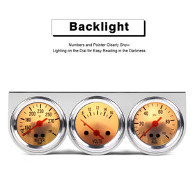 Dyno Racing oil pressure gauge with sensor and fitting to monitor lubrication benefit