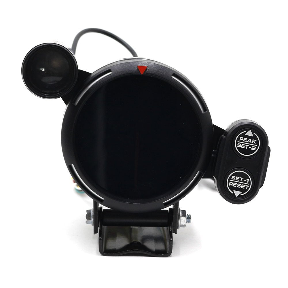 Dyno Racing multicolor LEDs illuminating gauge for custom visibility