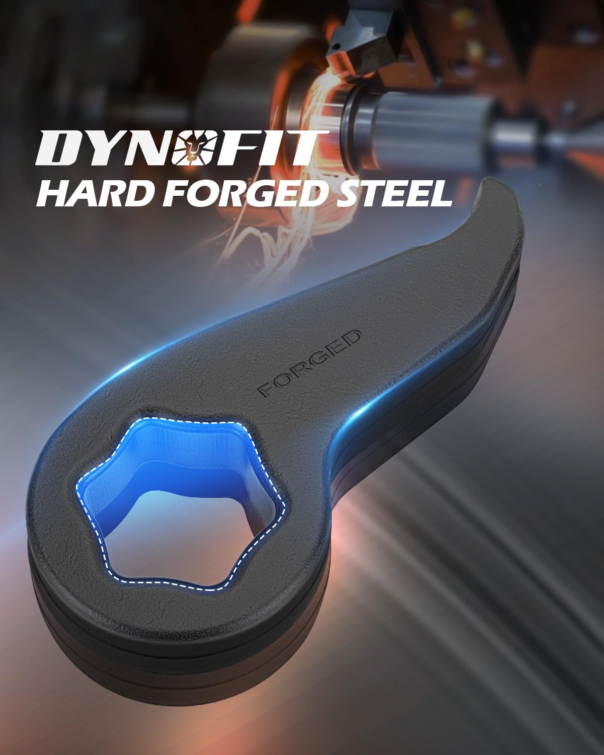 dynofit aluminum shock pad closeup showing anodized finish for corrosion resistance