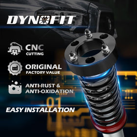 dynofit billet aluminum spacer close-up showing precision machining and durability