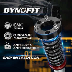 dynofit close-up of CNC-machined aluminum surface, precise fitment and corrosion resistance
