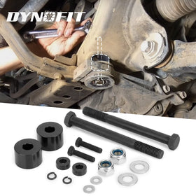 dynofit kit hardware and instructions laid out, simplifies bolt-on installation