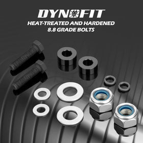 dynofit skid plate alignment spacer view, ensures correct differential positioning