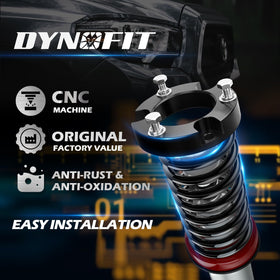 dynofit forged aluminum spacer close-up showing precise machining quality