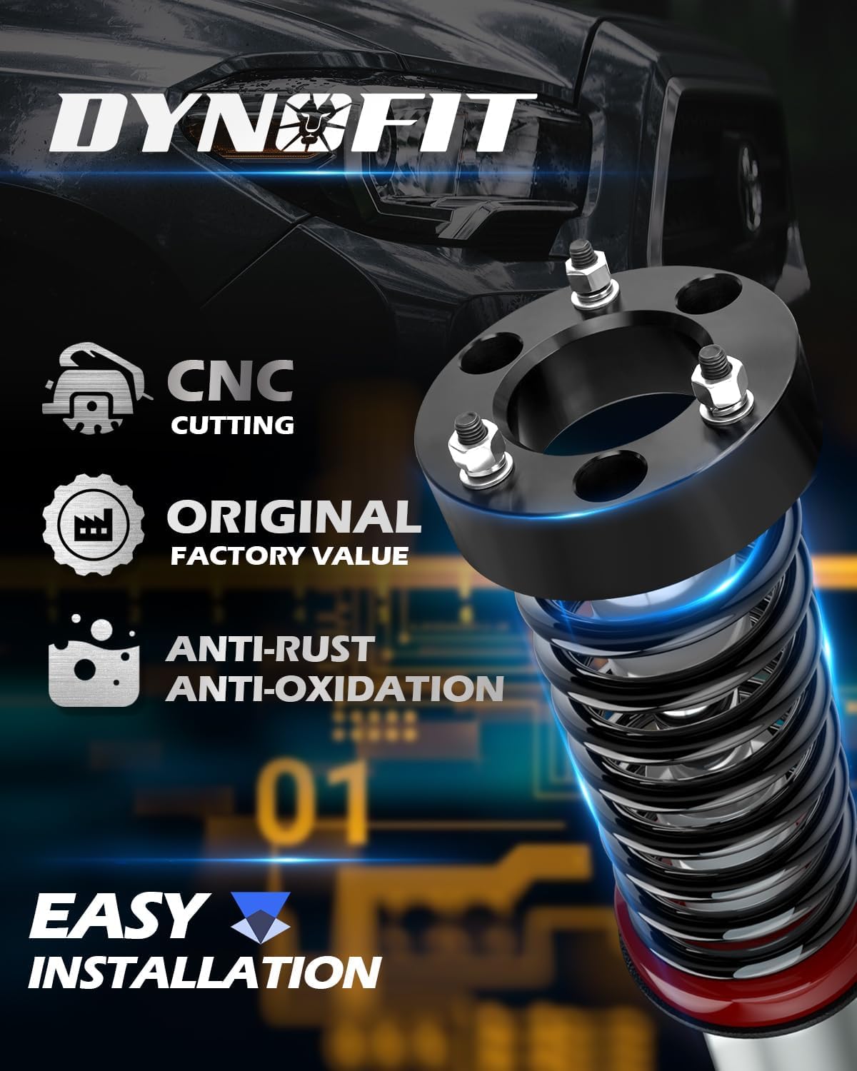 dynofit Grade 10.9 bolts and hardware laid out for secure, long-lasting fastening