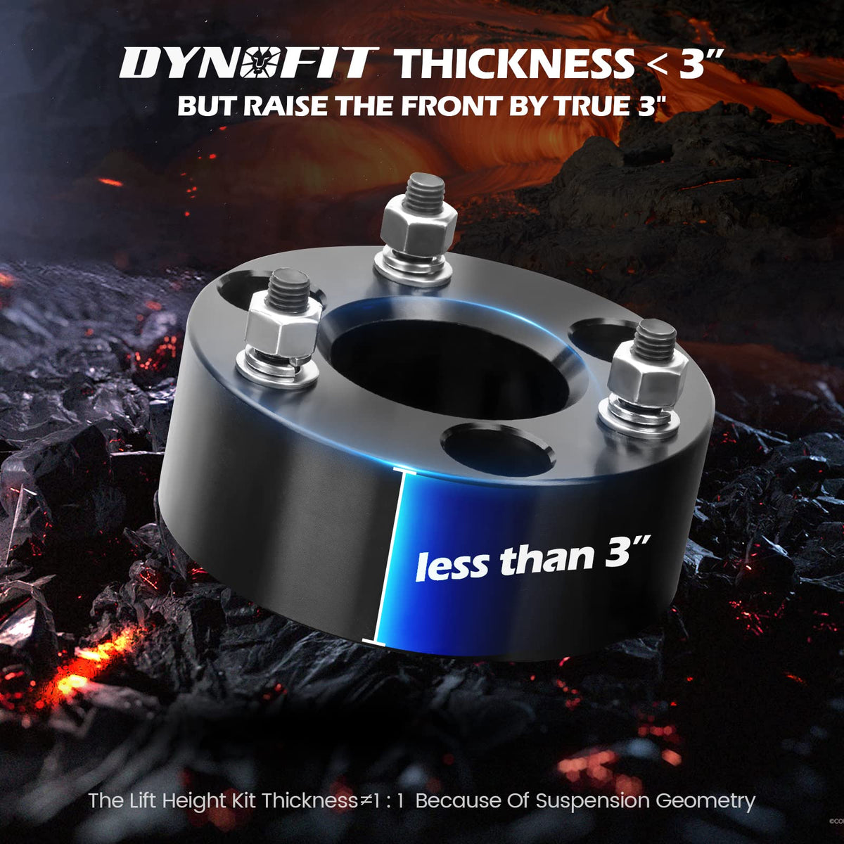 dynofit included bolts and fasteners laid out for quick install and reliability