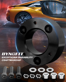 dynofit Grade 10.9 bolts hardware laid out for secure suspension attachment