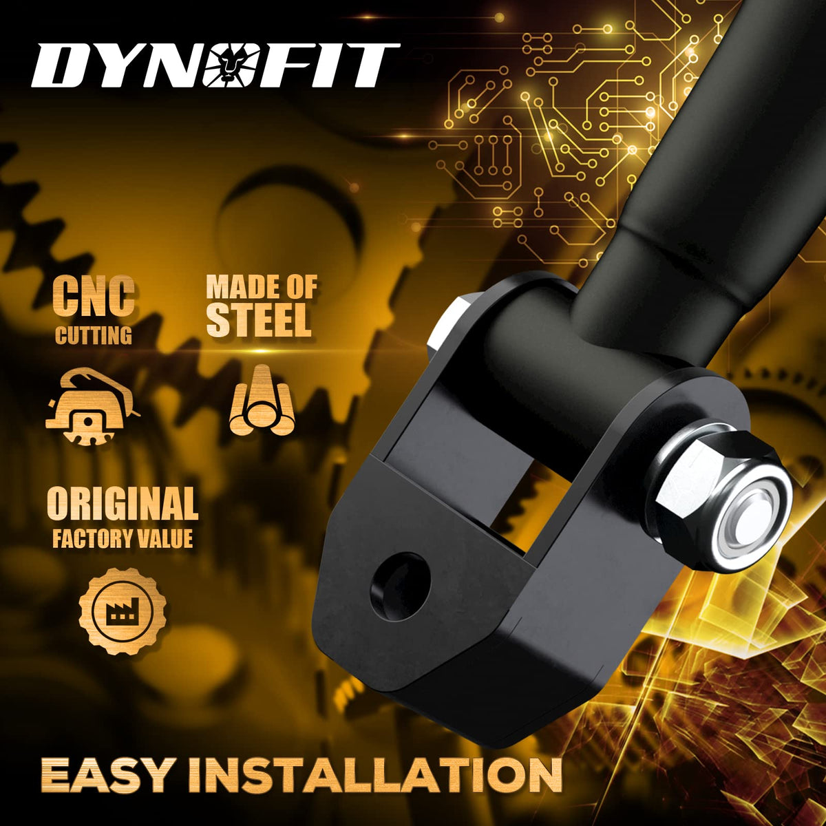 dynofit installed on Silverado rear suspension showing fit and protection