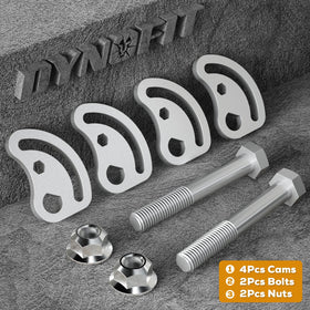 dynofit labeled parts and specs plate highlighting compatibility benefits