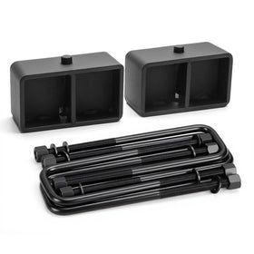 dynofit lift blocks packed layout showing kit contents and easy fit benefits