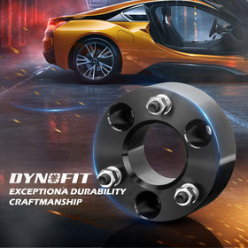 dynofit spacers mounted on Silverado front demonstrating improved stance and clearance