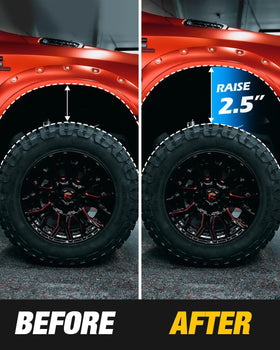 dynofit packaging with all included spacers, bolts and instructions for easy install
