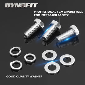 dynofit spacer next to ruler shows actual thickness for confident fitment