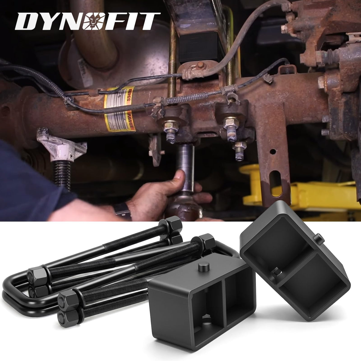 dynofit side profile height view showing block thickness and stable support