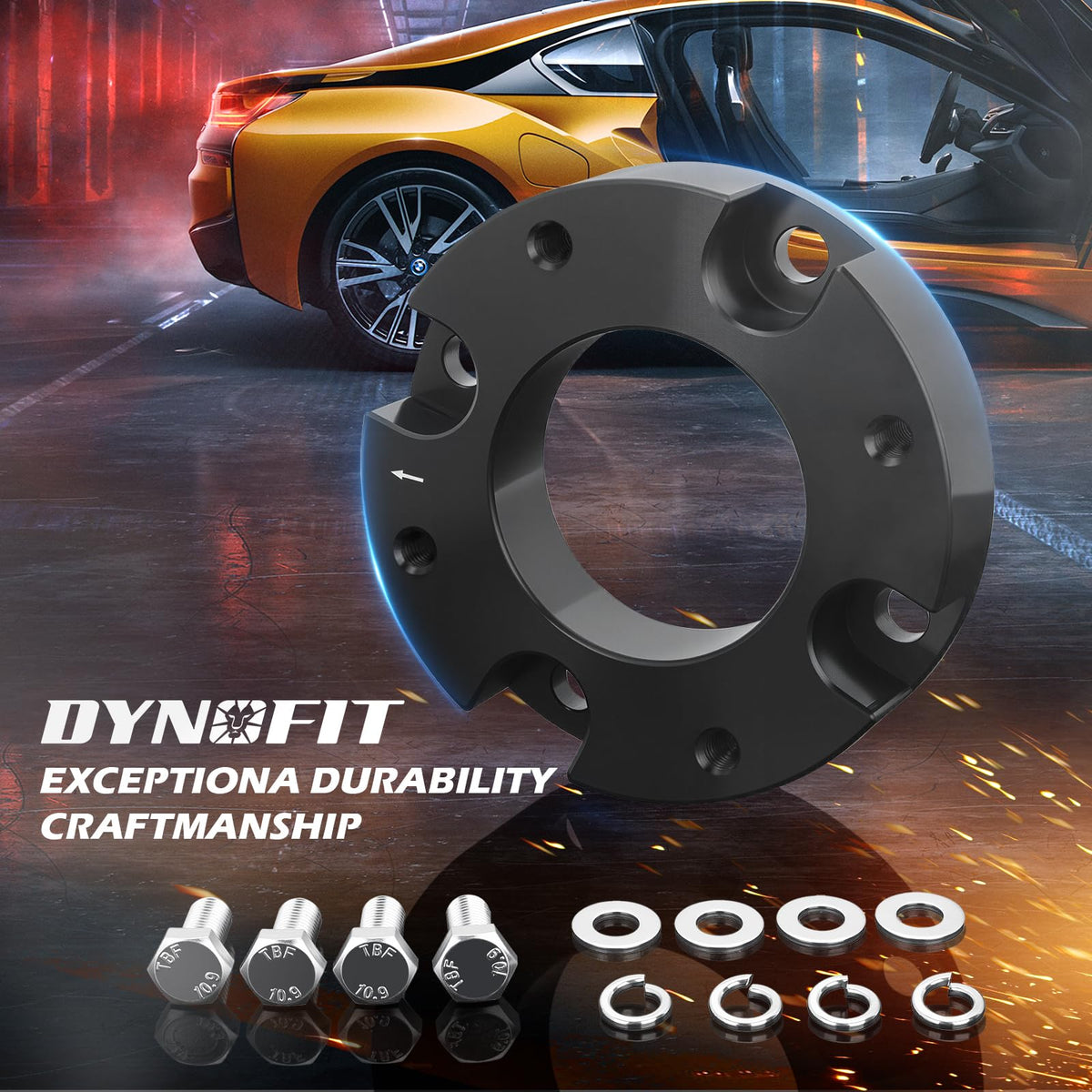 dynofit side profile showing added tire clearance and reduced wheel rub on Tundra or Sequoia