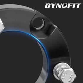 dynofit side-by-side truck before and after lift showing level stance