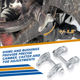 dynofit size comparison with oem bolt showing thicker, stiffer design