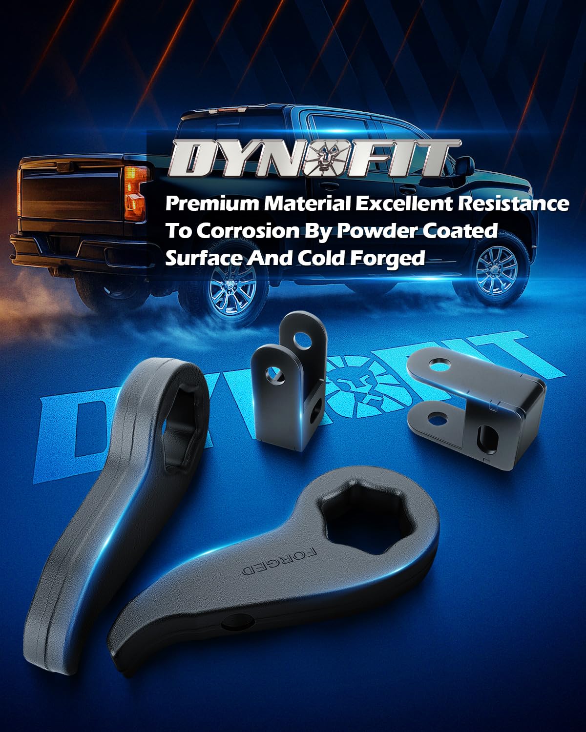 dynofit torsion key closeup highlighting forged strength and durability