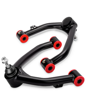 dynofit front view of upper control arms showing fitment and durability