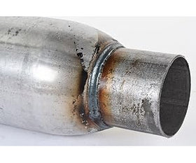 Dynomax internal core closeup showing straight-through flow benefit