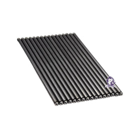 Dynosty BTR pushrods close-up of shaft showing precise manufacturing and durability