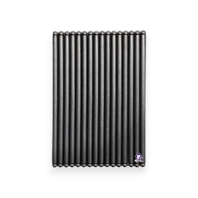 Dynosty BTR pushrods beside ruler showing 7.400 inch length for accurate selection