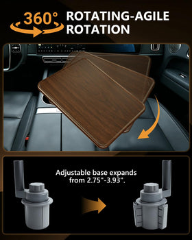 DYNVEX magnetic base in cup holder highlighting secure mounting and stability