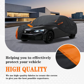 DYTARGET protected car in driveway demonstrating outdoor use benefit