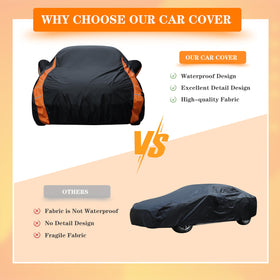 DYTARGET covered car in driveway lifestyle protecting paintwork