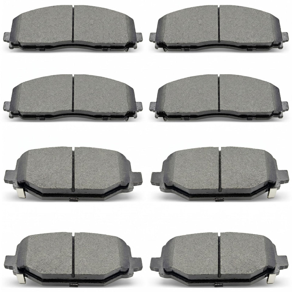 DYZJKWJW front packaging view showing complete pad set and fitment