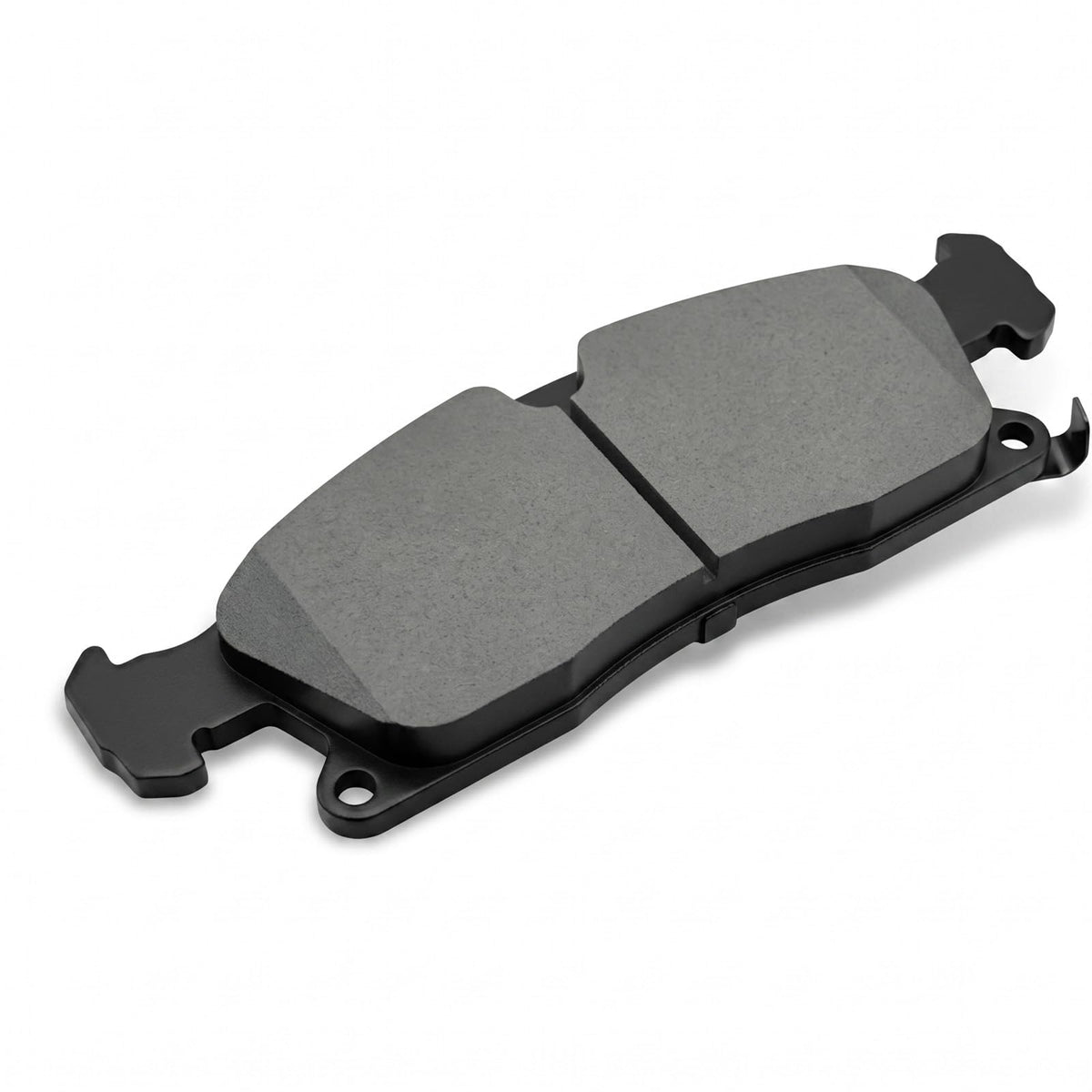 DYZJKWJW brake pad backing plate view showing solid construction and stable braking