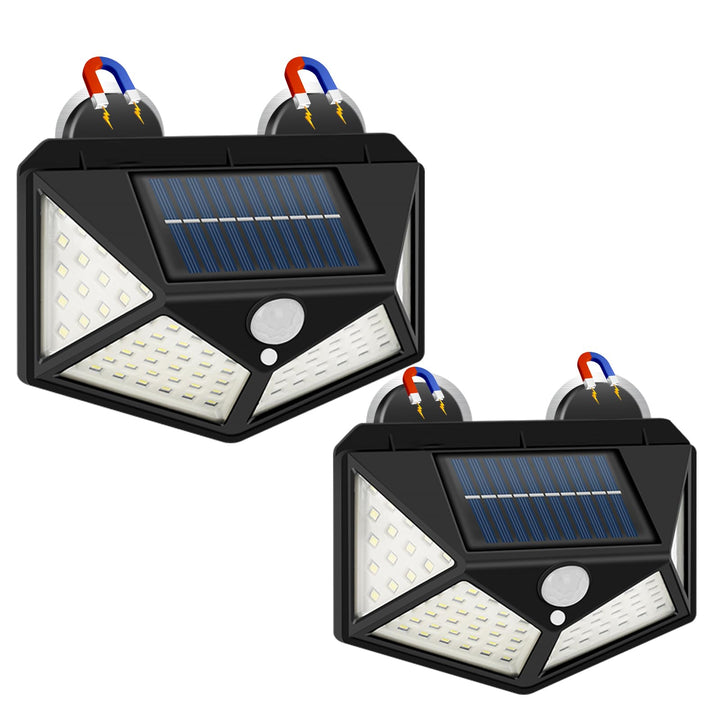 DZGKGM front view of magnetic RV light showing clean LED array and benefits of bright illumination