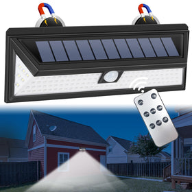 DZGKGM front view mounted on RV providing bright lighting