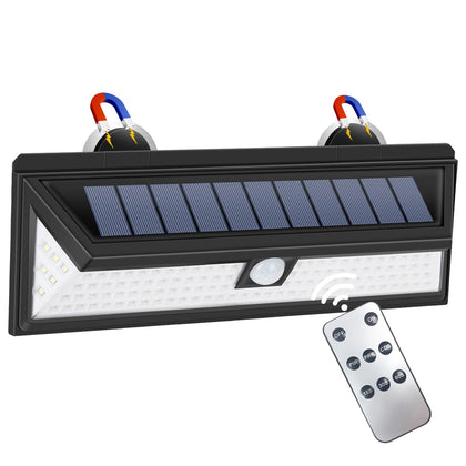 DZGKGM front view mounted on RV showing bright porch illumination benefit