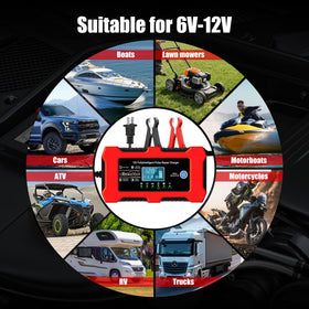 DZPIMROI maintainer hooked to a motorcycle battery preserving battery life