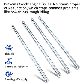 DZQPPC push rods beside parts diagram enabling easy model verification