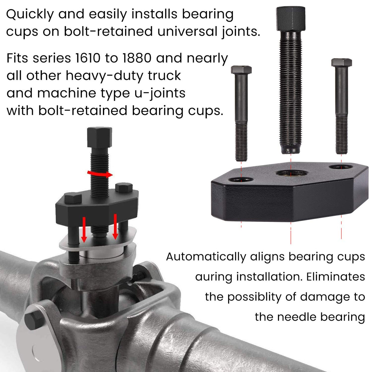 E-cowlboy 10102 mounted on impact wrench enabling high-torque cup removal