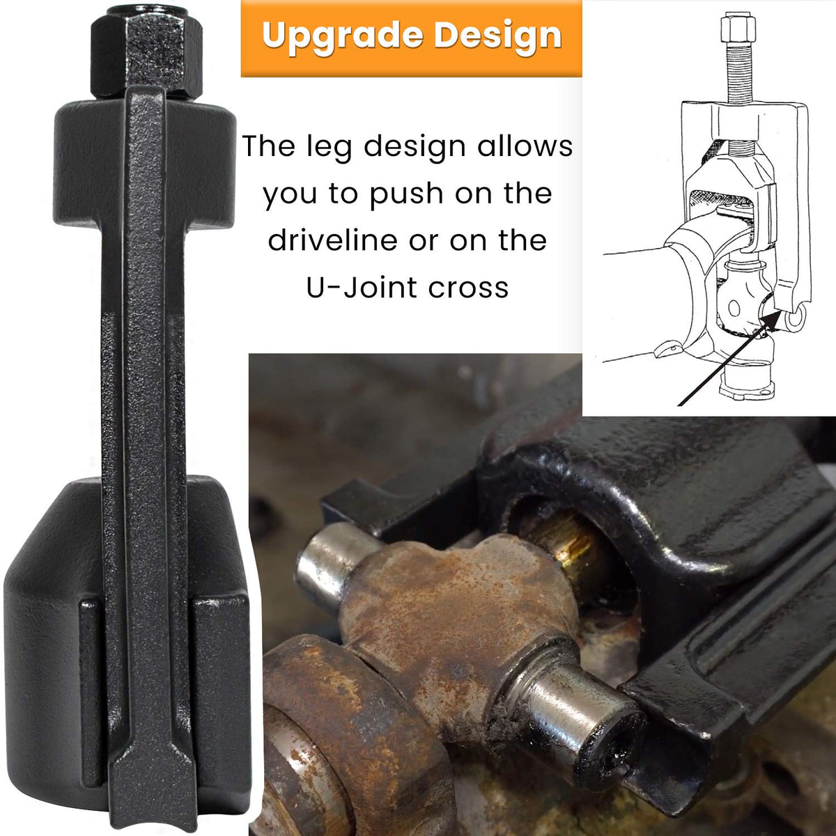 E-cowlboy 5192 guiding bearing cup into yoke for accurate alignment