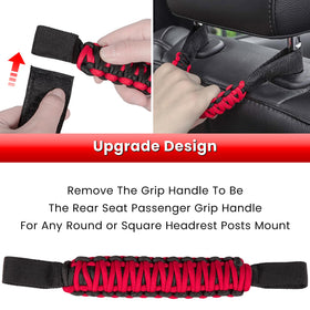 E-cowlboy passenger using handle while off-roading for added stability
