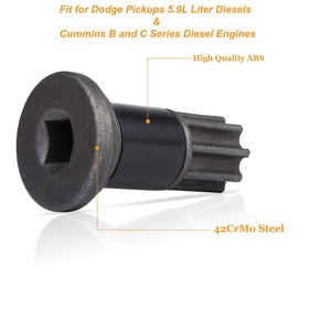 E-cowlboy tool in use removing injection pump gear showing faster service