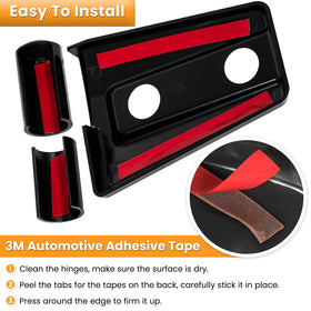 E-cowlboy adhesive backing close-up for reliable stick and hold