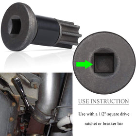 E-cowlboy barring tool engaging flywheel ring gear for precise engine rotation