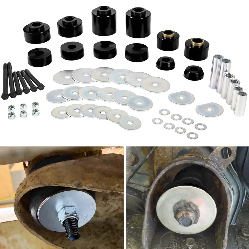 E-cowlboy front packaging showing full body mount kit and included hardware for easy replacement
