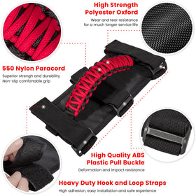 E-cowlboy ABS buckle and straps close-up showing secure attachment
